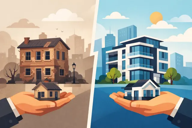 Buying Old Building Versus New Properties