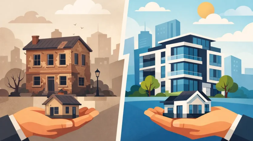 Buying Old Building Versus New Properties